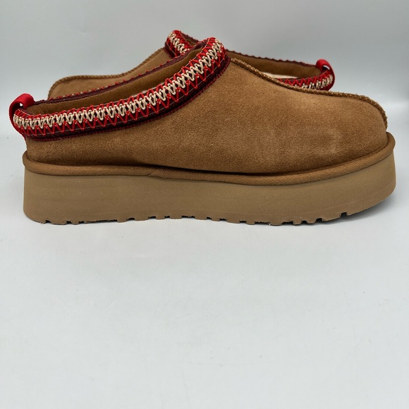 NEW UGG Tazz Platform Slipper Chestnut - Picture 4 of 10